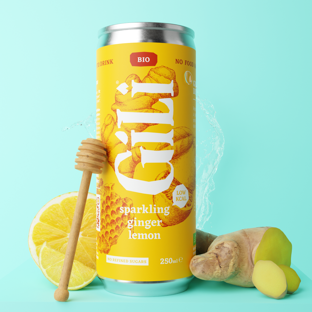 GILI MULTIPACK SPARKLING GINGER-LEMON - ORGANIC (front)