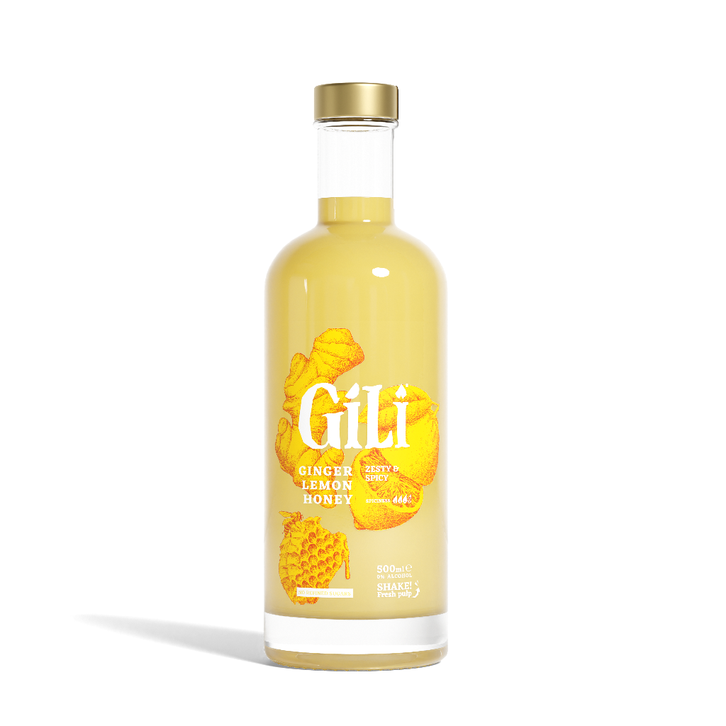 ​​​​​GILI ZESTY GINGER ELIXIR - ORGANIC (front)