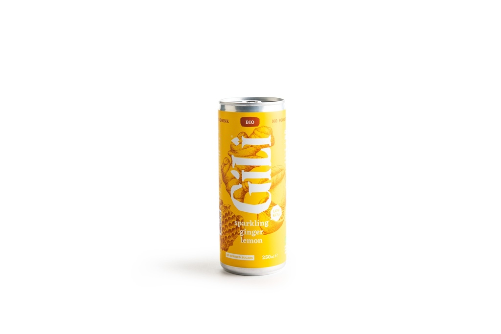 GILI LIMONADE PÉTILLANTE GINGEMBRE-CITRON CANETTE 24x250ML (BIO)